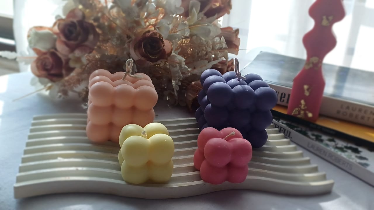 Bubble Candle - Colors/Scents are customizable